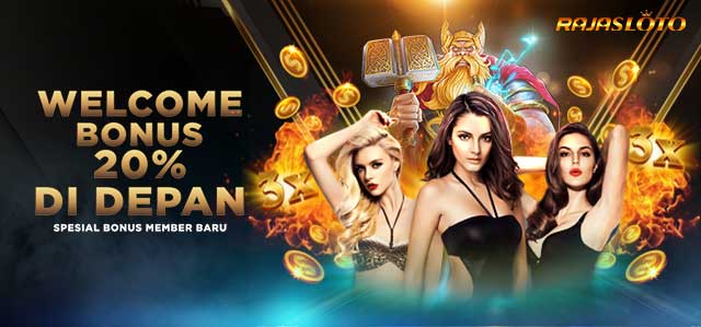 WELCOME BONUS SLOT 20% DIDEPAN