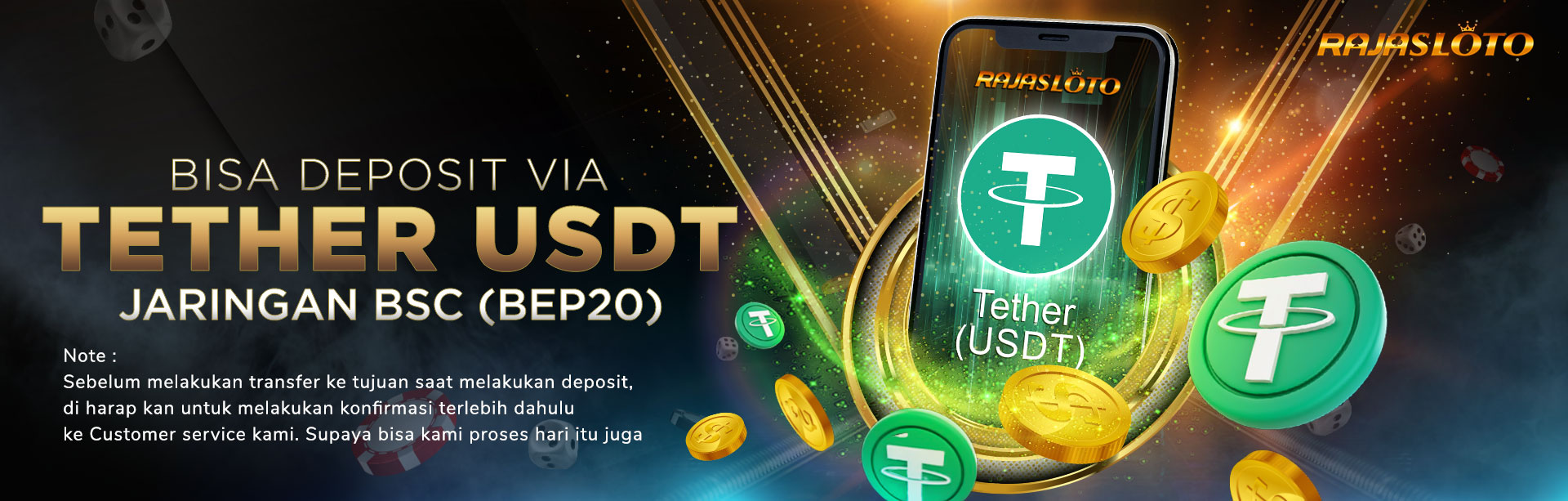 Deposit crypto