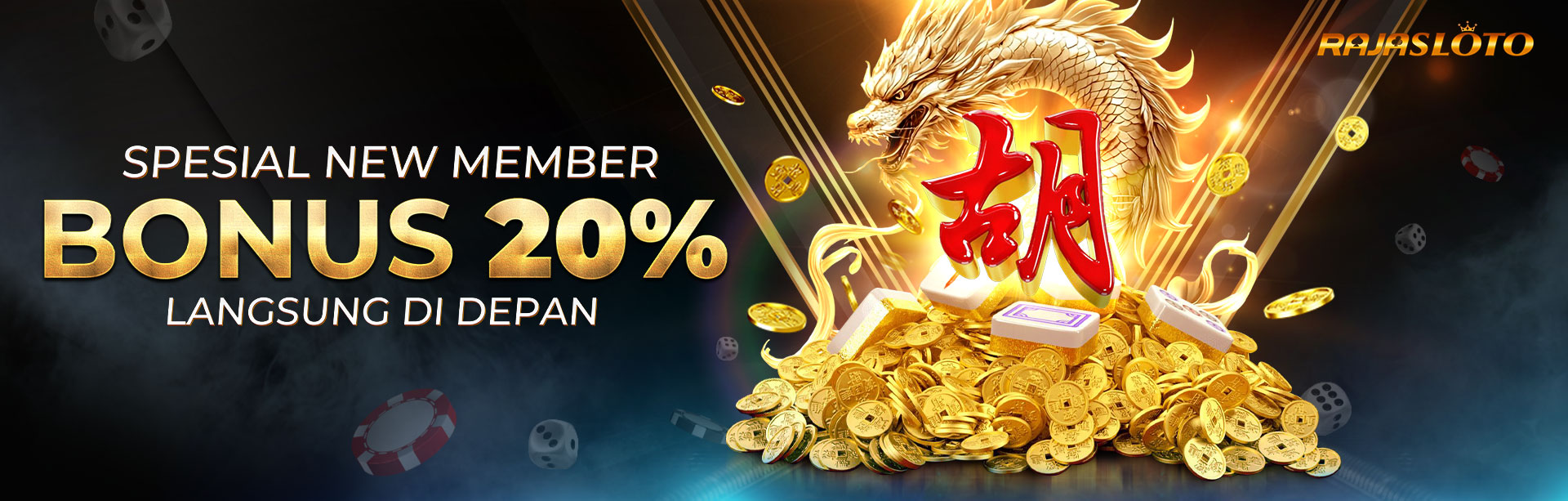 WELCOME BONUS SLOT 20% DIDEPAN